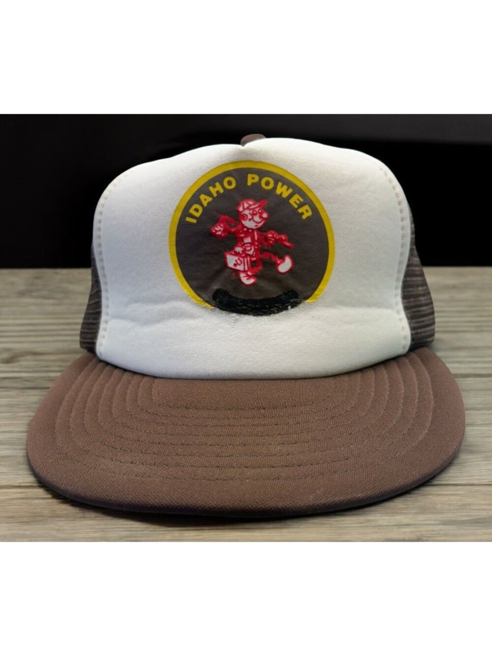 Idaho Power Trucker Hat Mesh Snapback USA Reddy Kilowatt Vintage Utilities